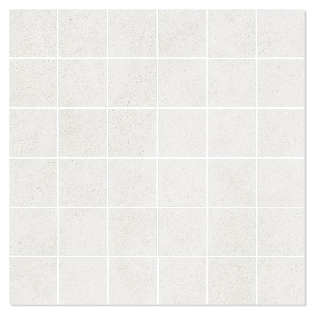 Mosaik Klinker Integra Vit Matt 30x30 (5x5) cm